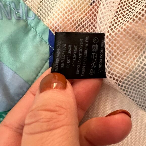 Born Fly Multicolor Colorful Windbreaker Jacket Size Large - Picture 9 of 10